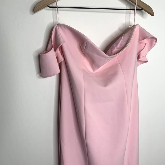 Revolve Likely Sunset Off-the-shoulder Petal Pink Dress Womens New Size 6 - Picture 4 of 16